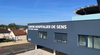 Livraison spéciale à l'hôpital de Sens !