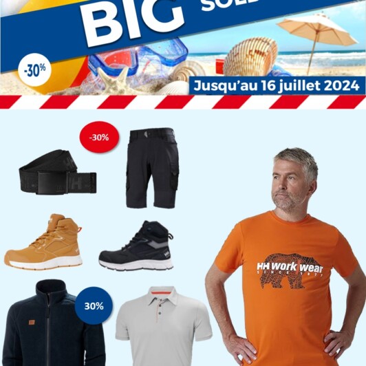 SOLDES -30% sur toute la marque Helly Hansen