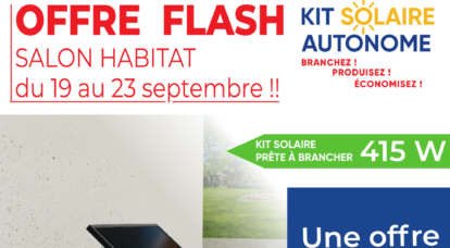 Promo Kit panneau solaire en auto-consommation