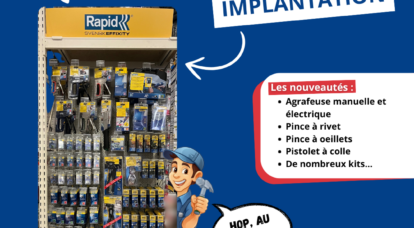 Nouveau rayon d'outils de bricolage chez BigMat Procaromat !