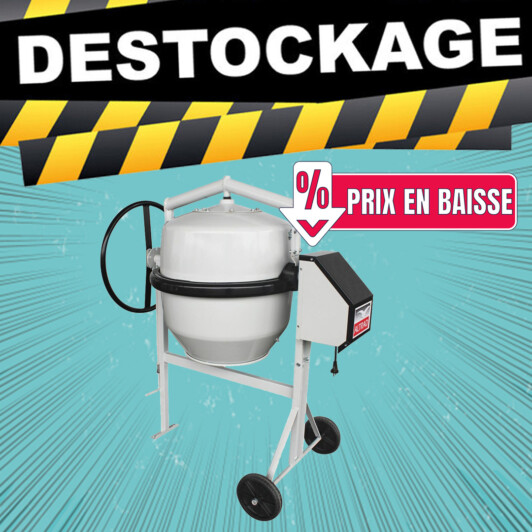 Destockage bétonnière