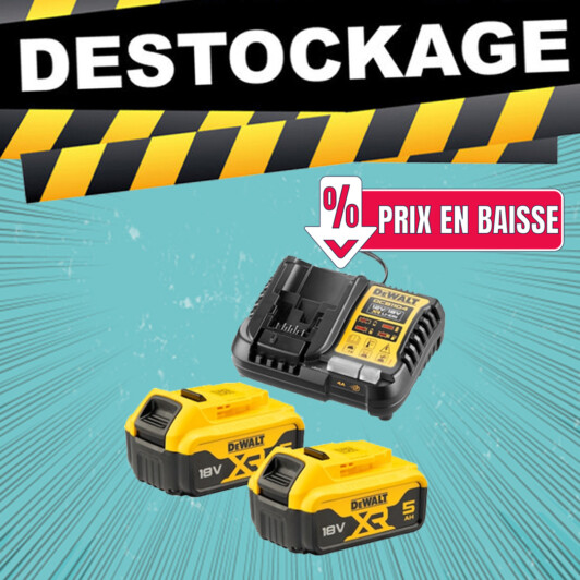 Destockage pack batterie Dewalt