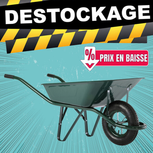 Destockage brouette Prems peinte