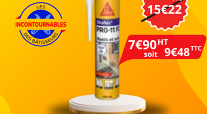 Promotion  sur la cartouche de mastic colle SIKAFLEX 11FC chez BigMat Auch du 3 février au 31 mai 2025.