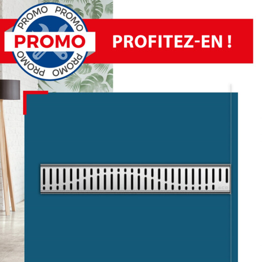 PROMO : grille seule caniveau