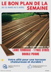 Lames de terrasse marron 